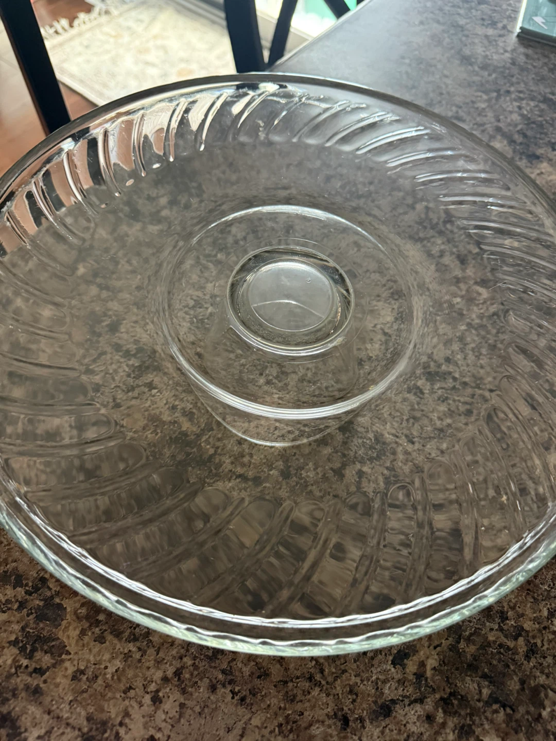 Glass Cake Dome with Plate - photo 3