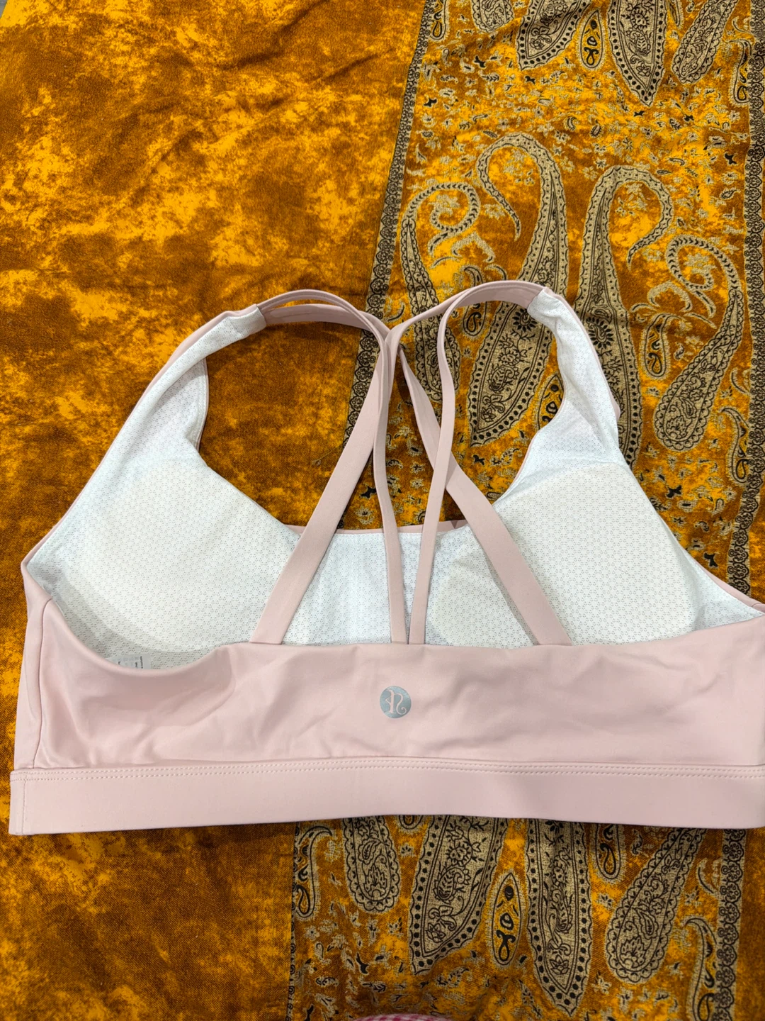 Running girl Sports Bra, Size XL, Pink 🥕