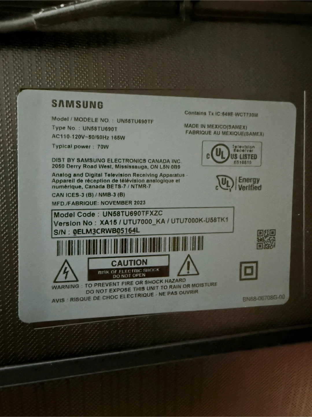 Samsung 58" Smart TV - 4K UHD LED LCD - photo 4