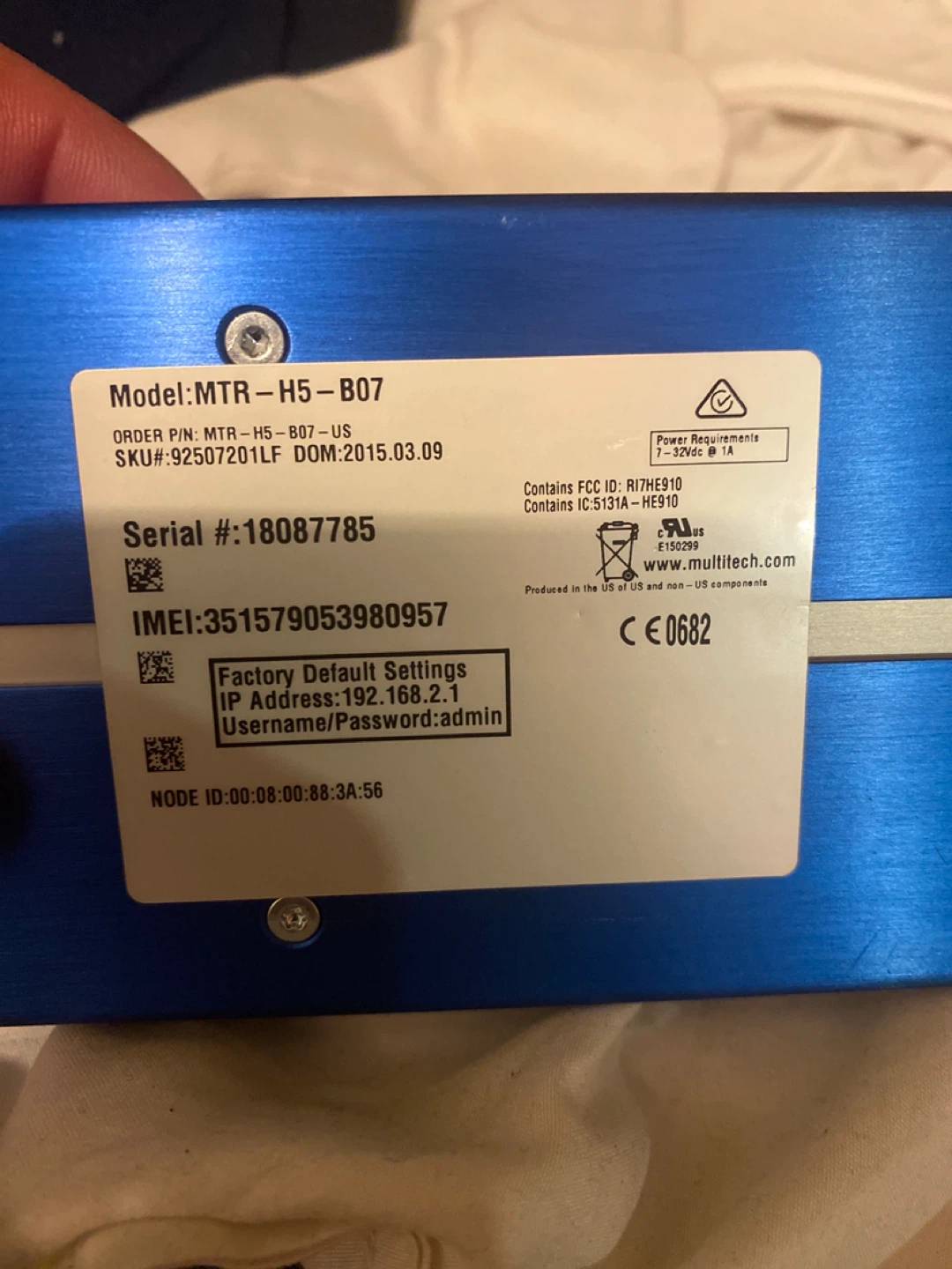 MultiTech MultiConnect rCell Modem - photo 2