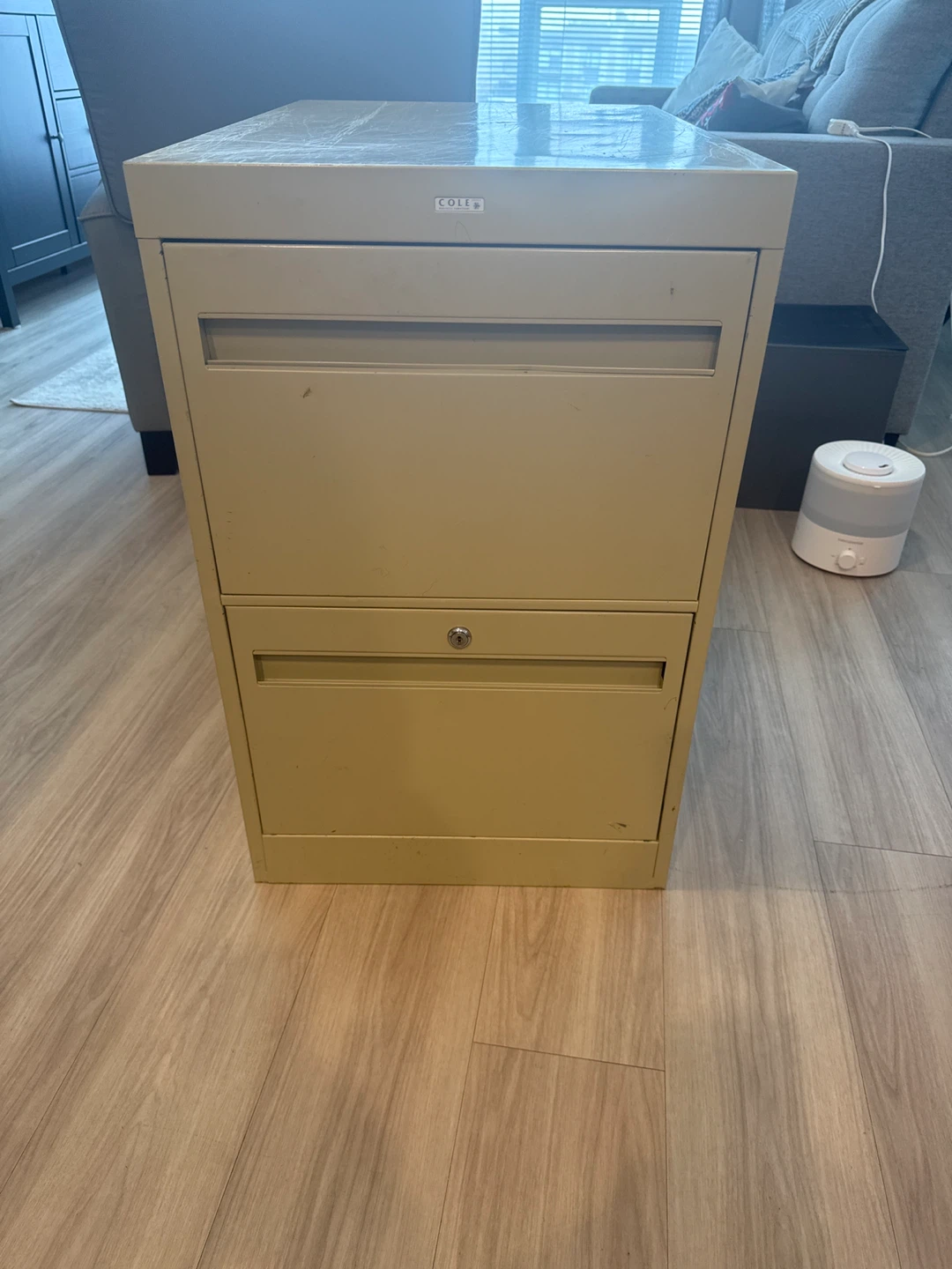 COLE Filing Cabinet - Beige