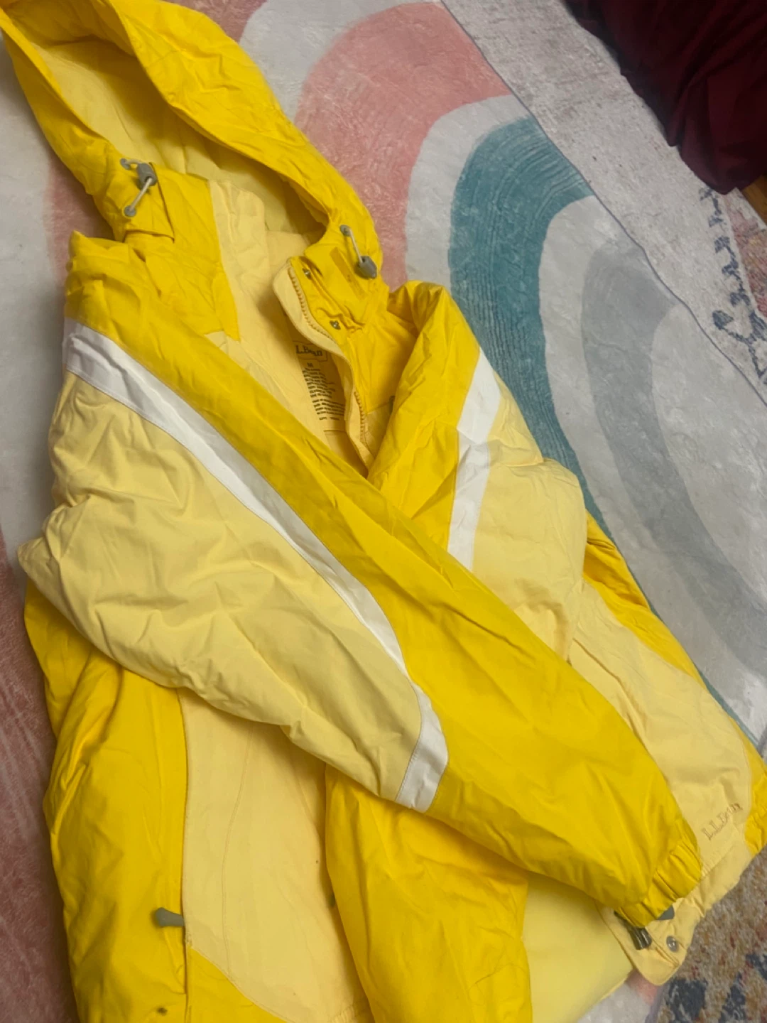 🥕carrtos L.L.Bean Yellow Winter Jacket - Size M - photo 3