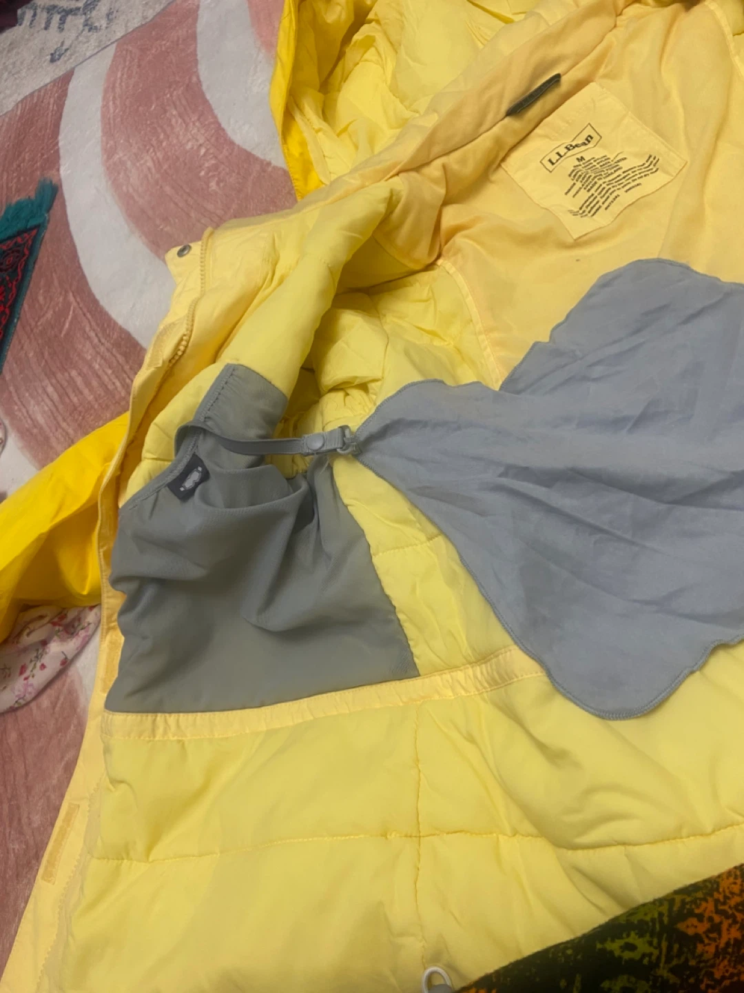 🥕carrtos L.L.Bean Yellow Winter Jacket - Size M - photo 5