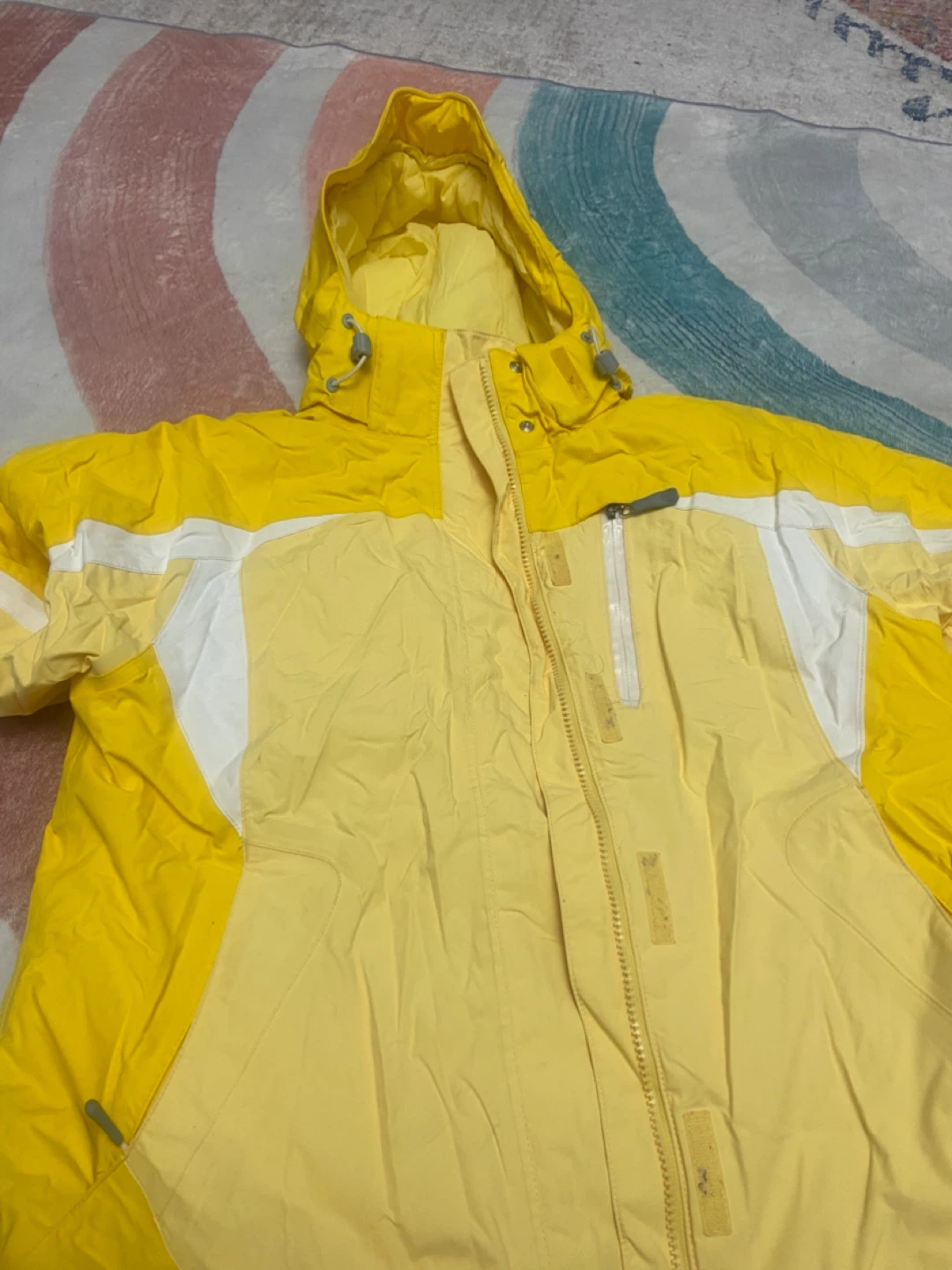 🥕carrtos L.L.Bean Yellow Winter Jacket - Size M - photo 2