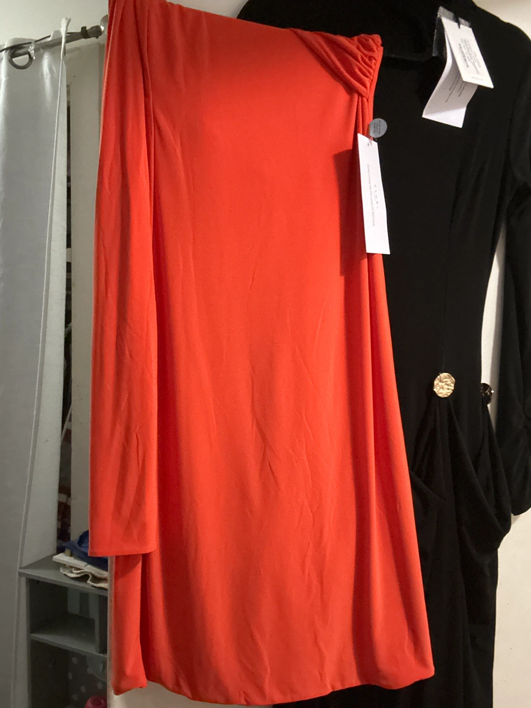 Club L London Giovanna Orange Dress - Size UK 6