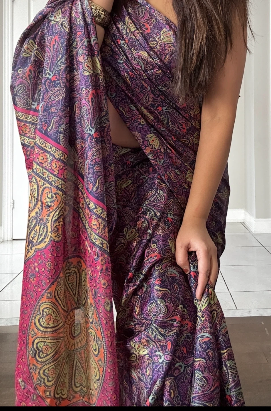 Paisley Pattern Saree