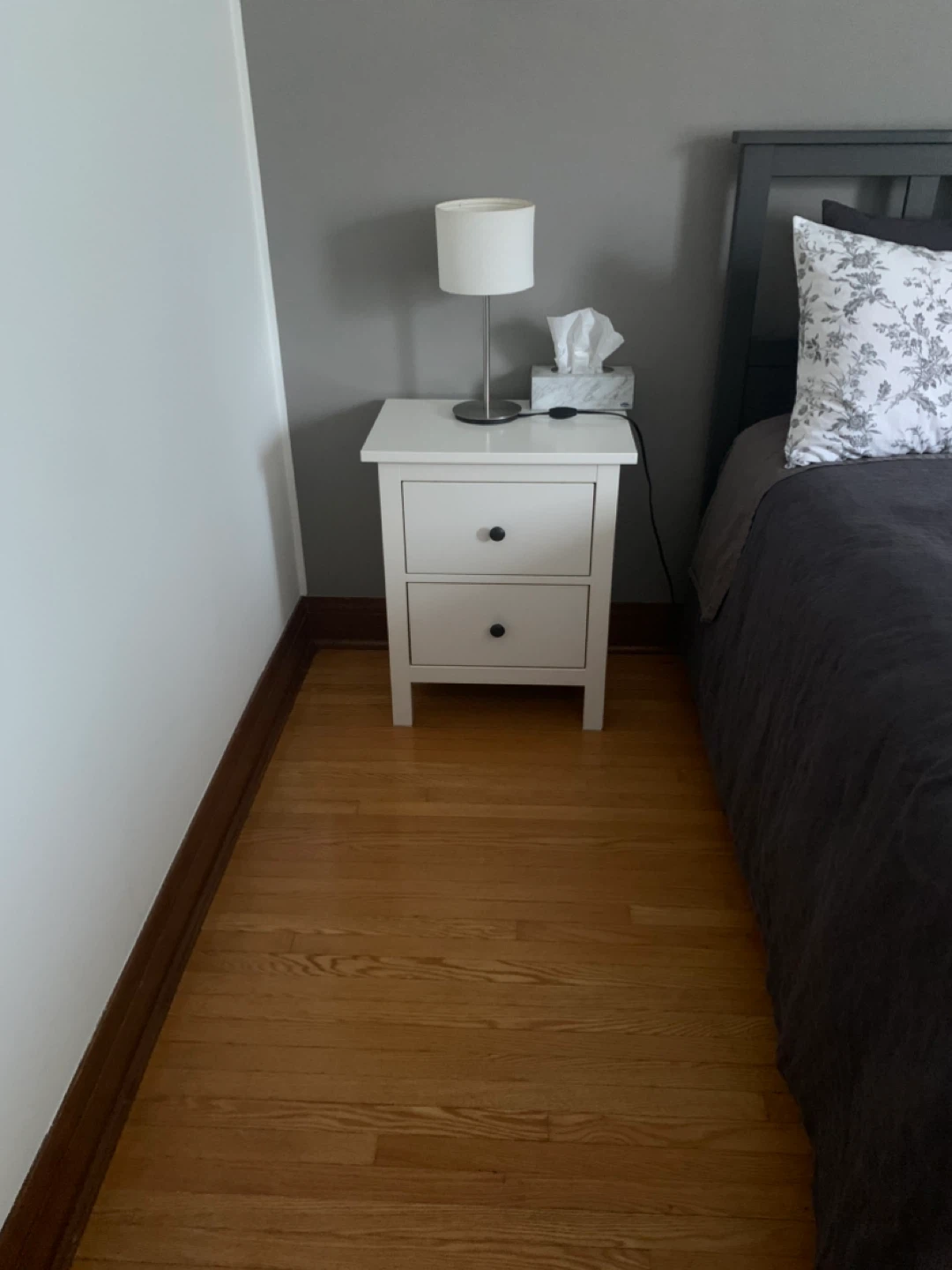 IKEA Hemnes 2-Drawer Chest, White Stain set of 2 - photo 2