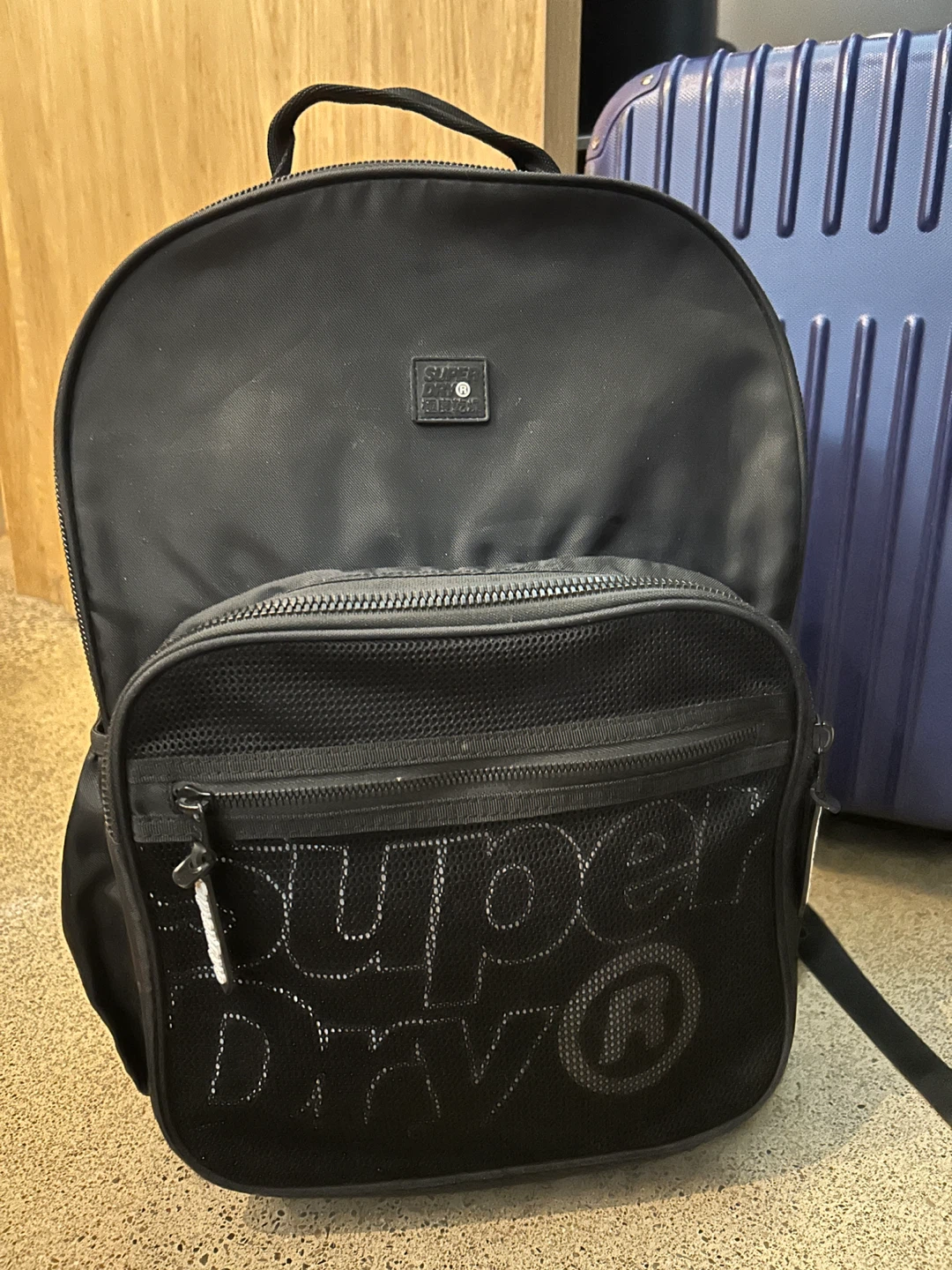 From London (UK) Superdry Black Backpack