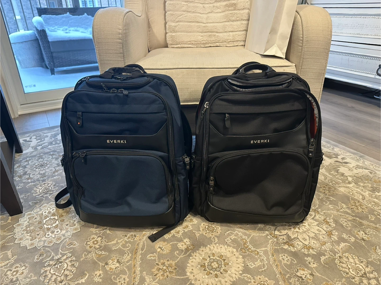 EVERKI Onyx Premium Laptop Backpack - Navy