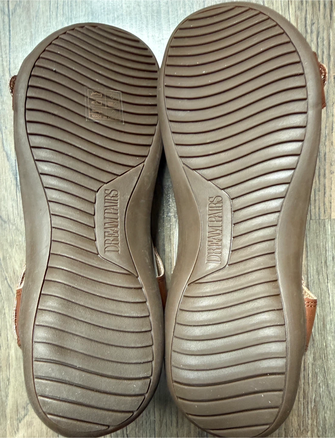 Women Brown Flat Sandals US 10 🥕 - photo 3