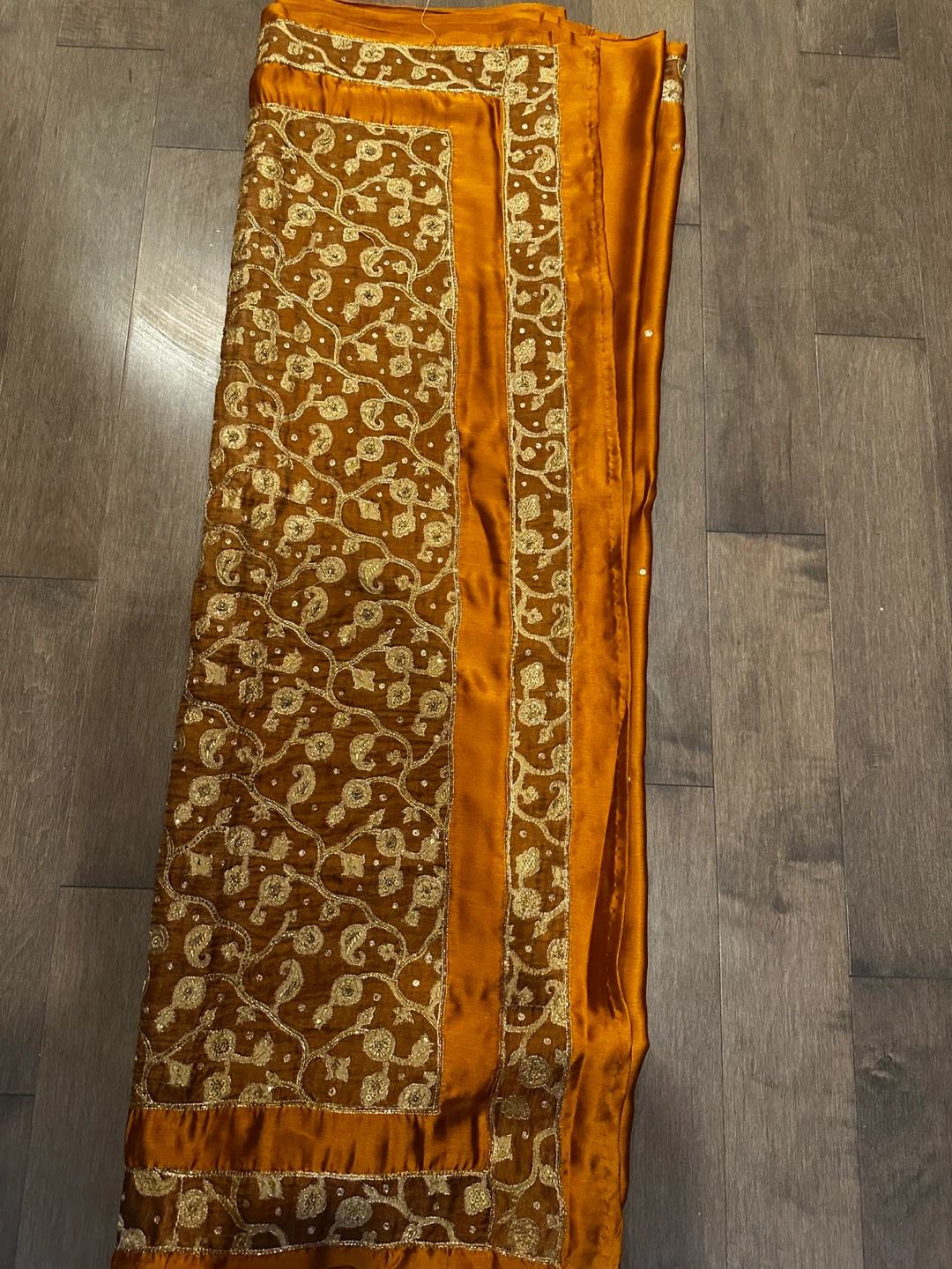 Gold Embroidered Saree