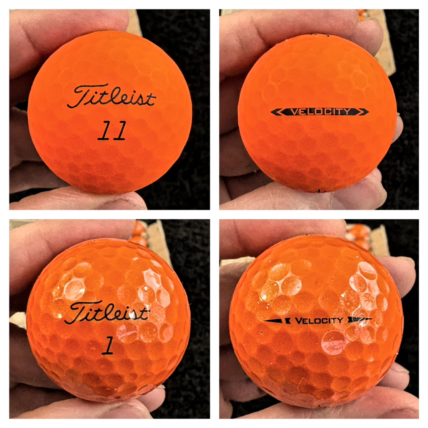 18 Titleist Velocity Orange Golf Balls - photo 3