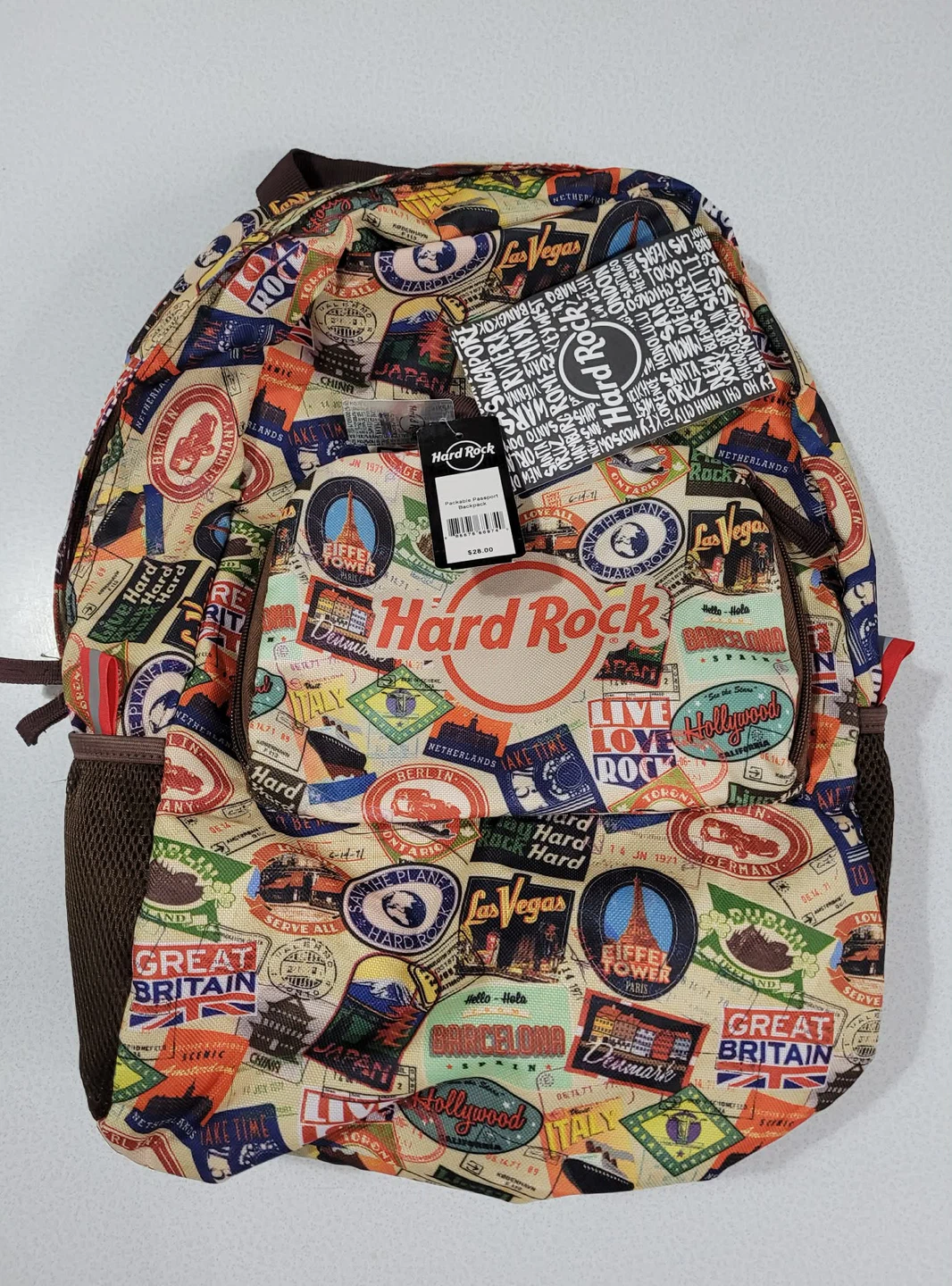 Hard Rock Packable Passport Backpack