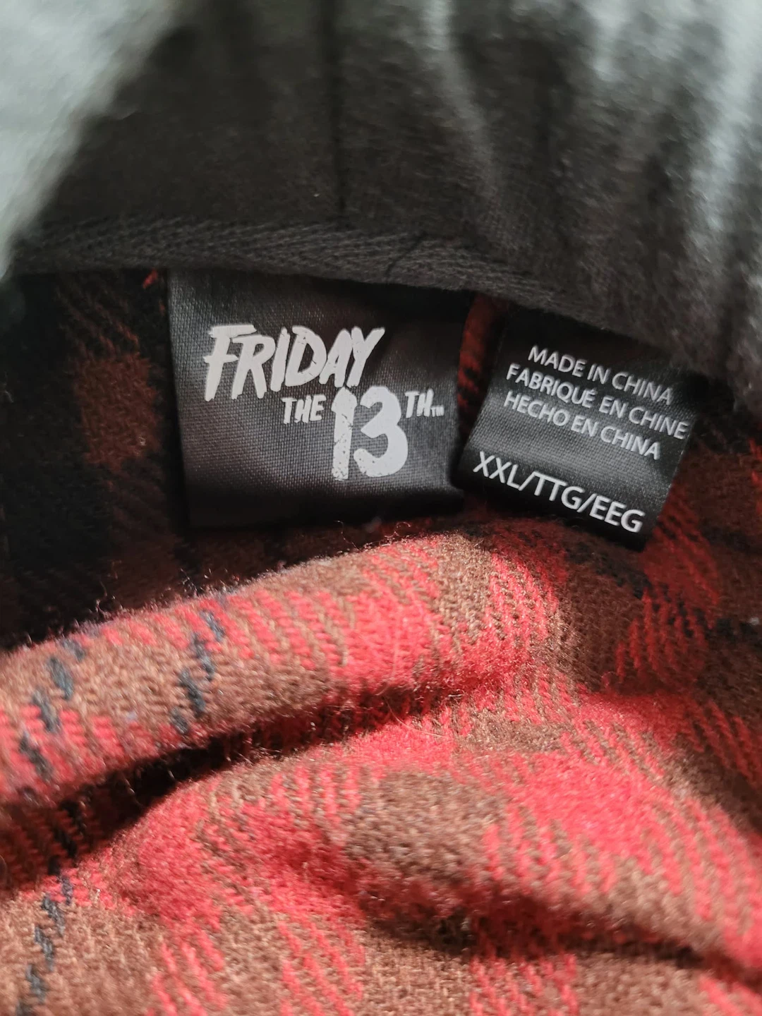 Friday the 13th Flannel Hoodie - XXL - photo 3