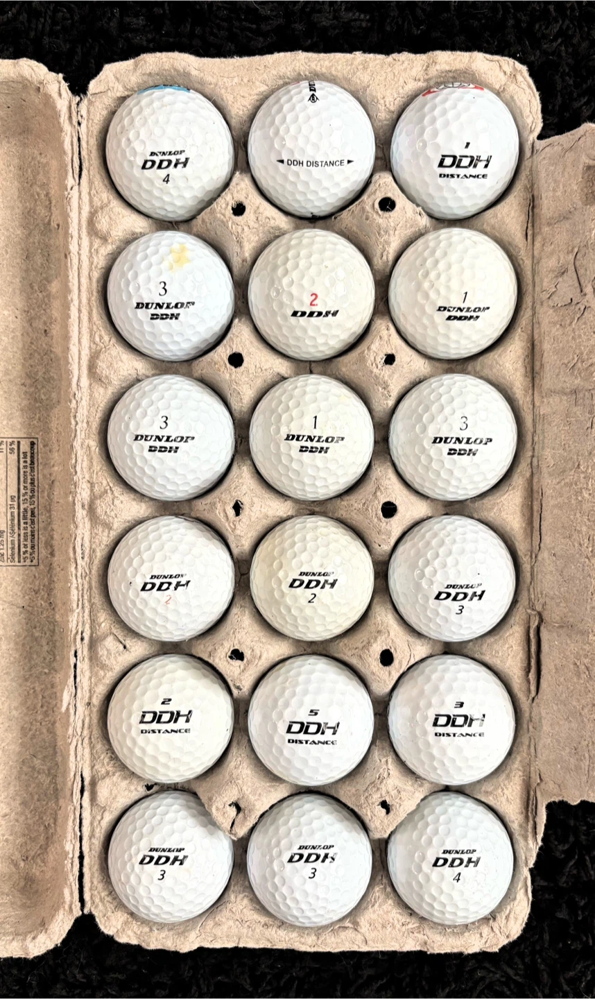 18 Dunlop DDH Golf Balls - photo 2