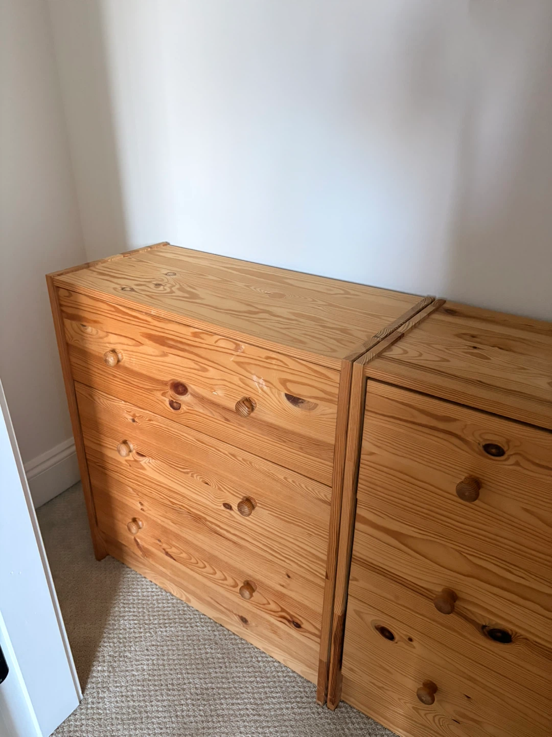 2 Wooden Chest of Drawers
