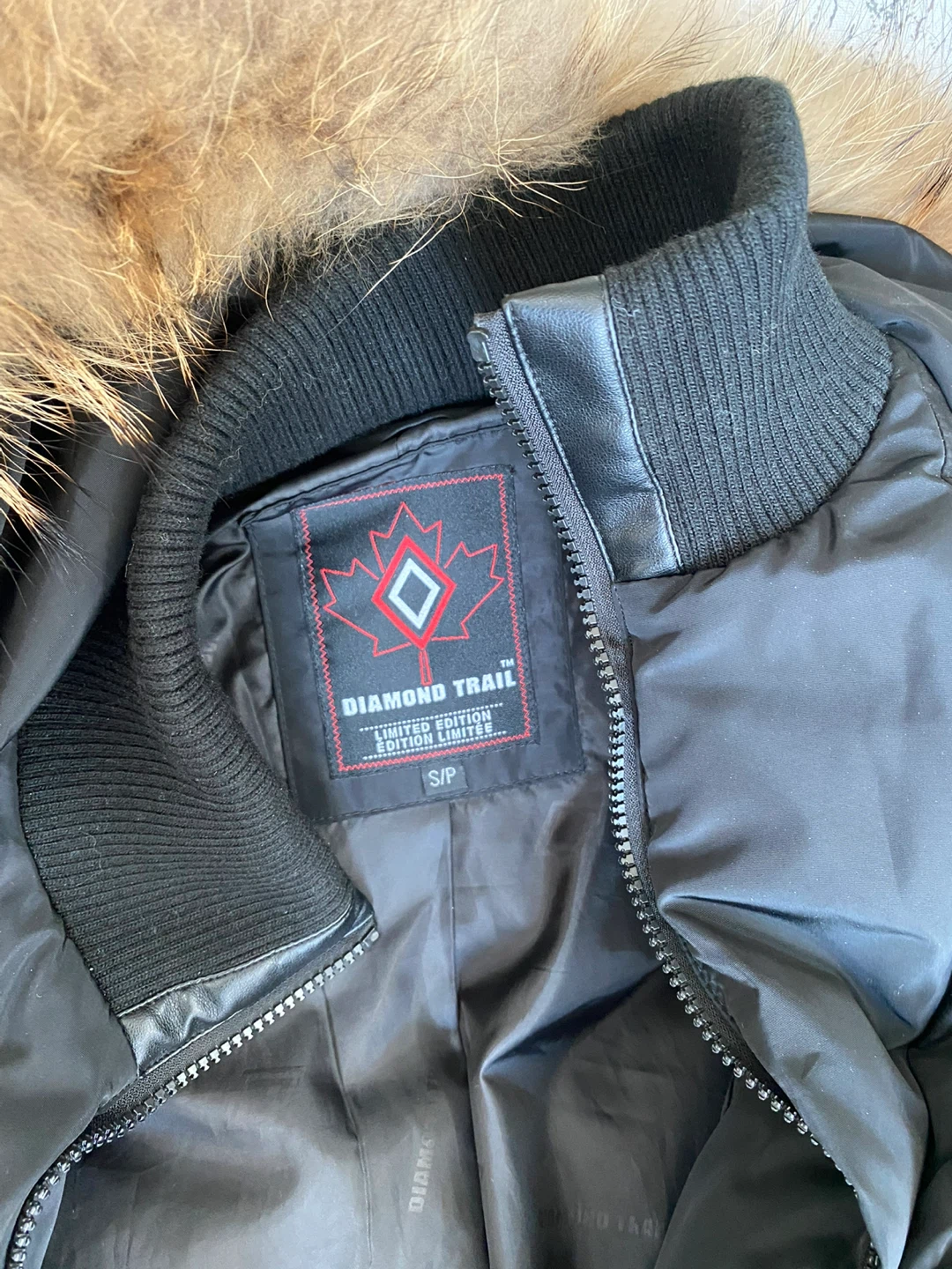 Diamond Trail Black Winter Coat Size S/P - photo 4