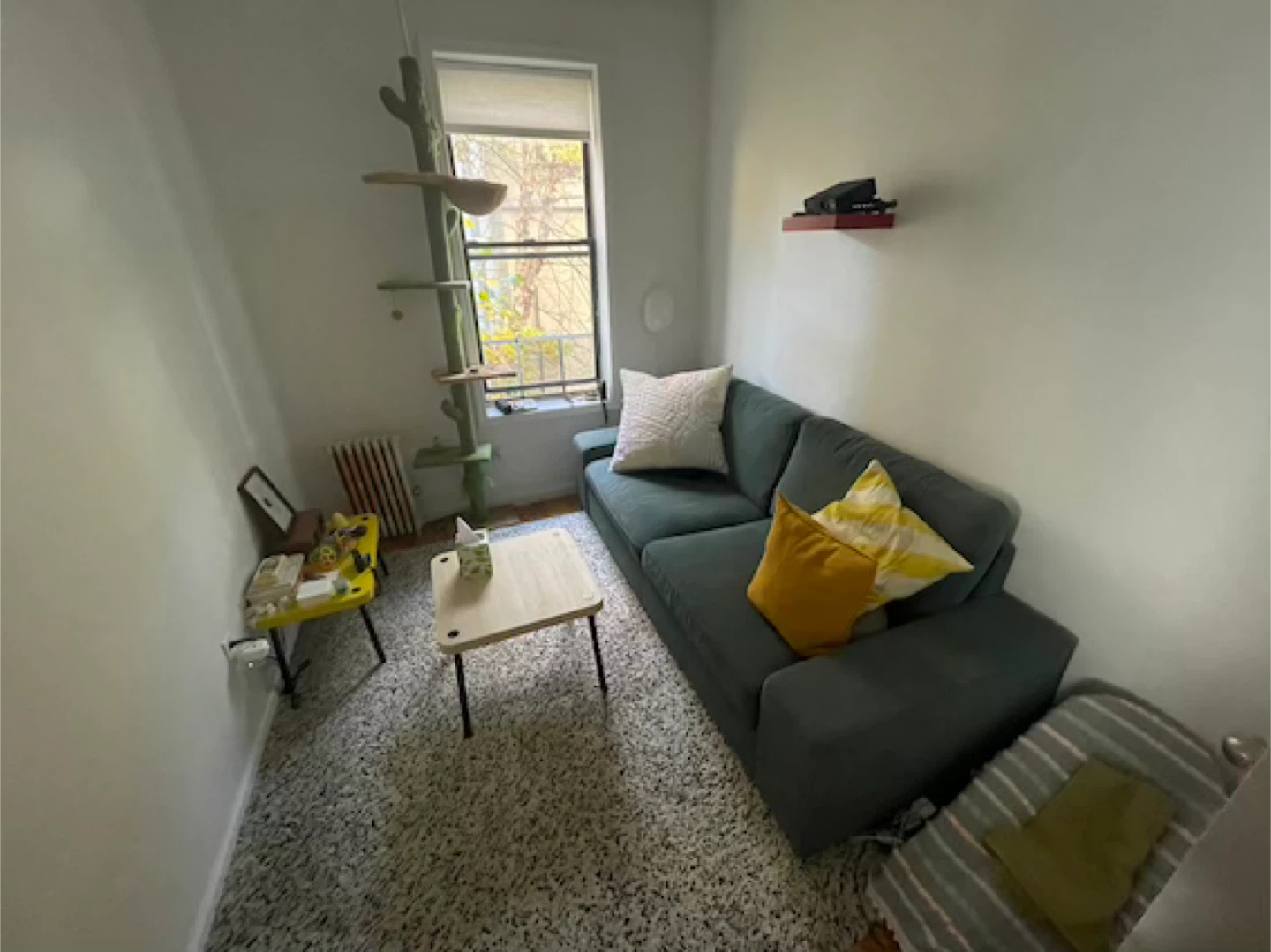 IKEA KIVIK sofa frame + green cover