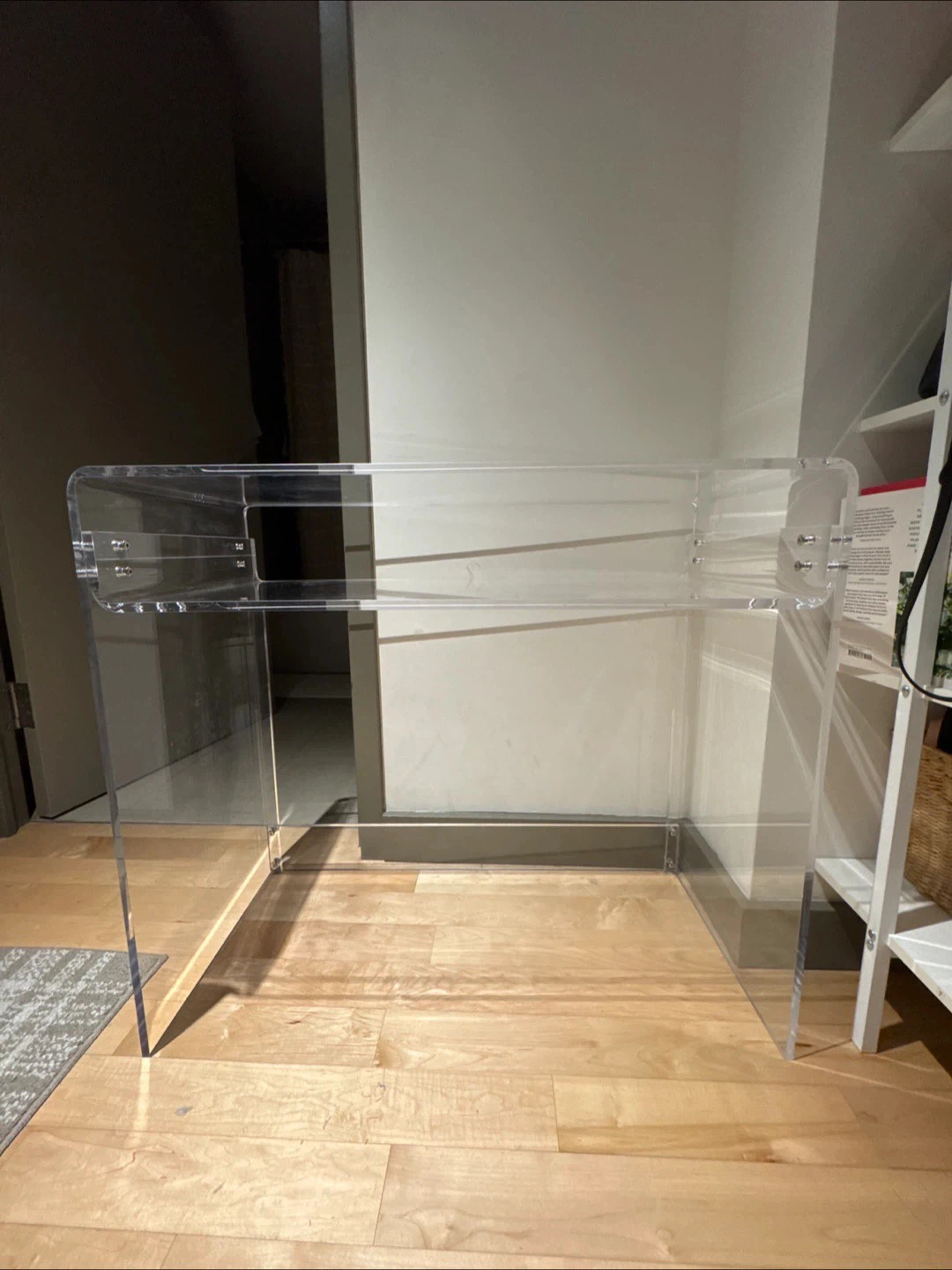 Clear Acrylic Console Desk - 33.5 in