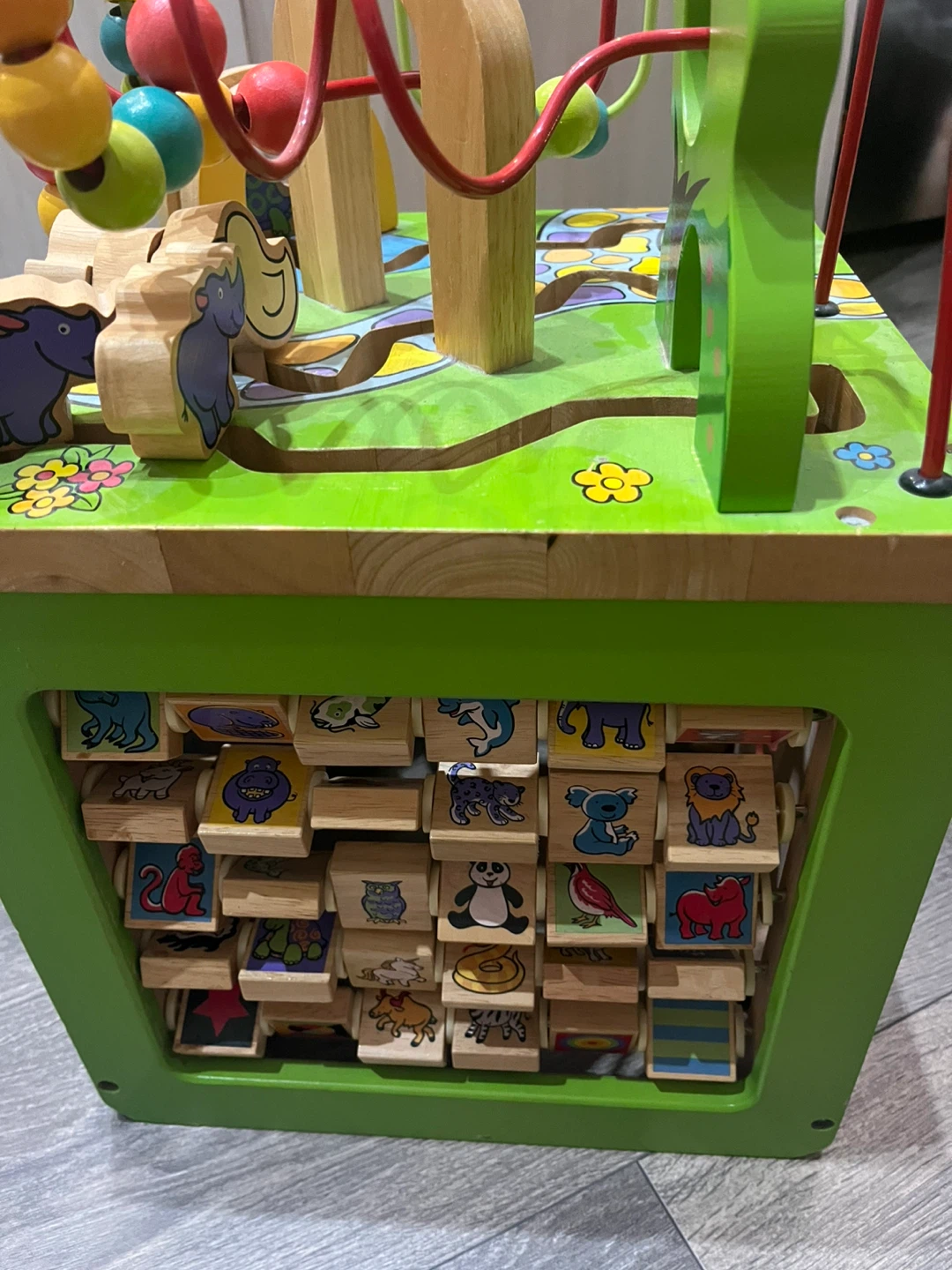 Brio Busy Zoo Wooden Activity Cube