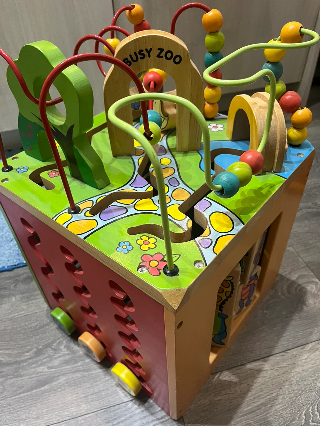 Brio Busy Zoo Wooden Activity Cube - photo 4