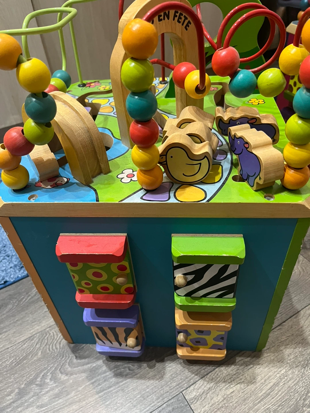 Brio Busy Zoo Wooden Activity Cube - photo 2