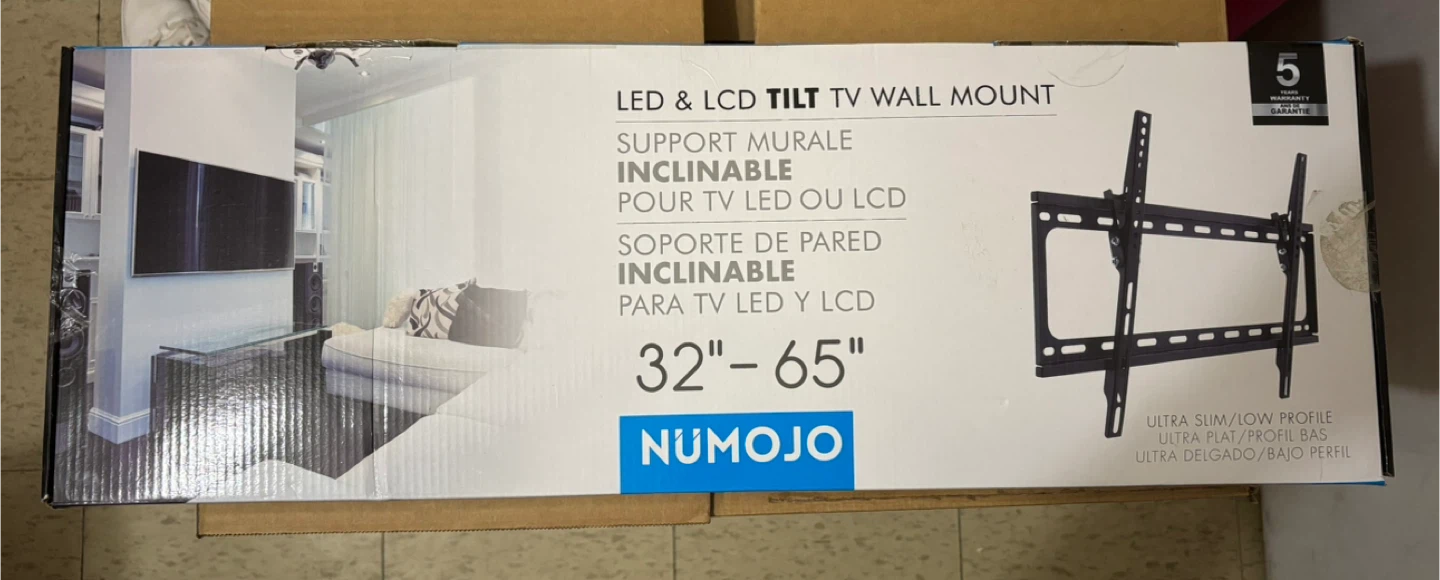 Numojo LED LCD Tilt TV Wall Mount 32-65" - photo 2