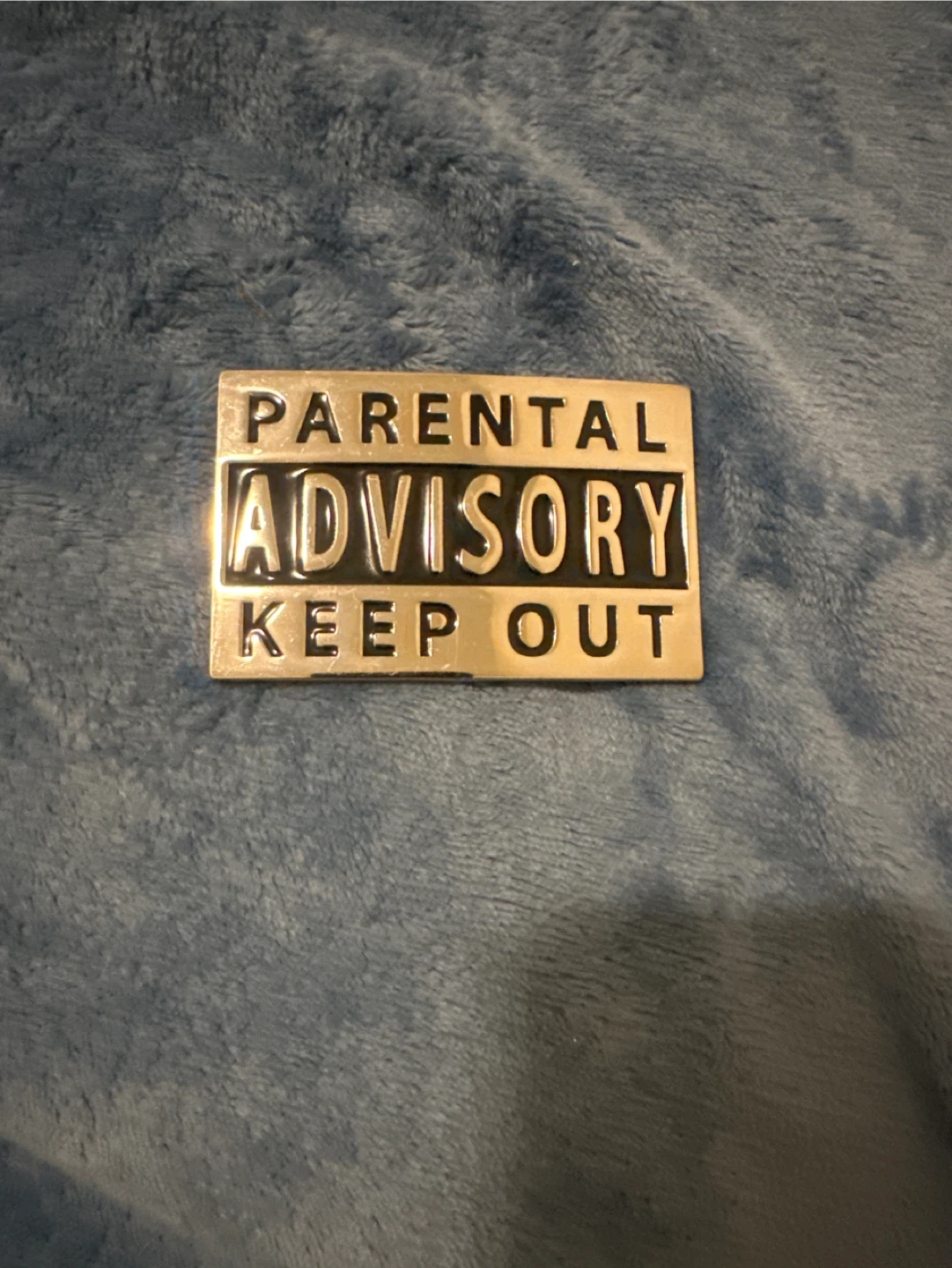Parental Advisory Belt Buckle