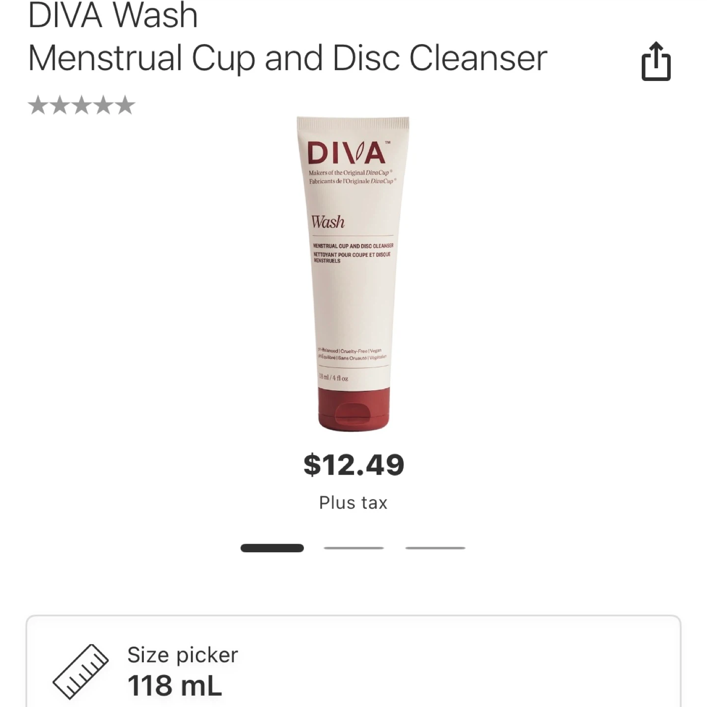 🥕DIVA Wash Menstrual Cup & Disc Cleanser - 118 mL - photo 2