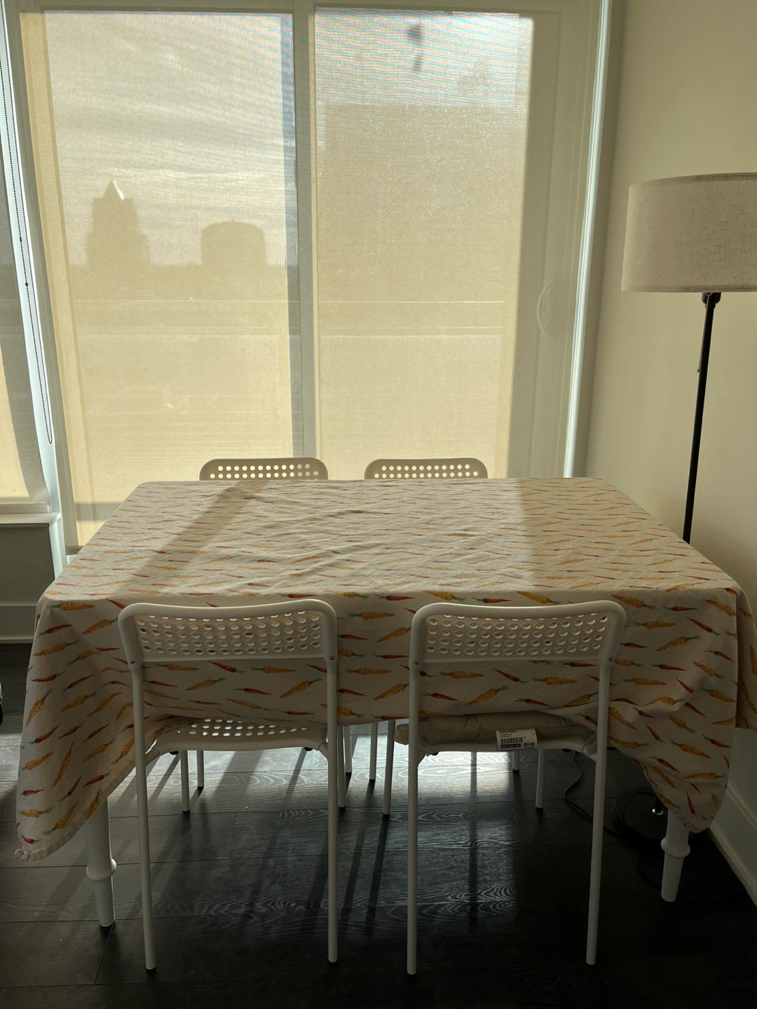 IKEA Dining Table - Oak with FREE 4 chairs and chair pads - photo 5