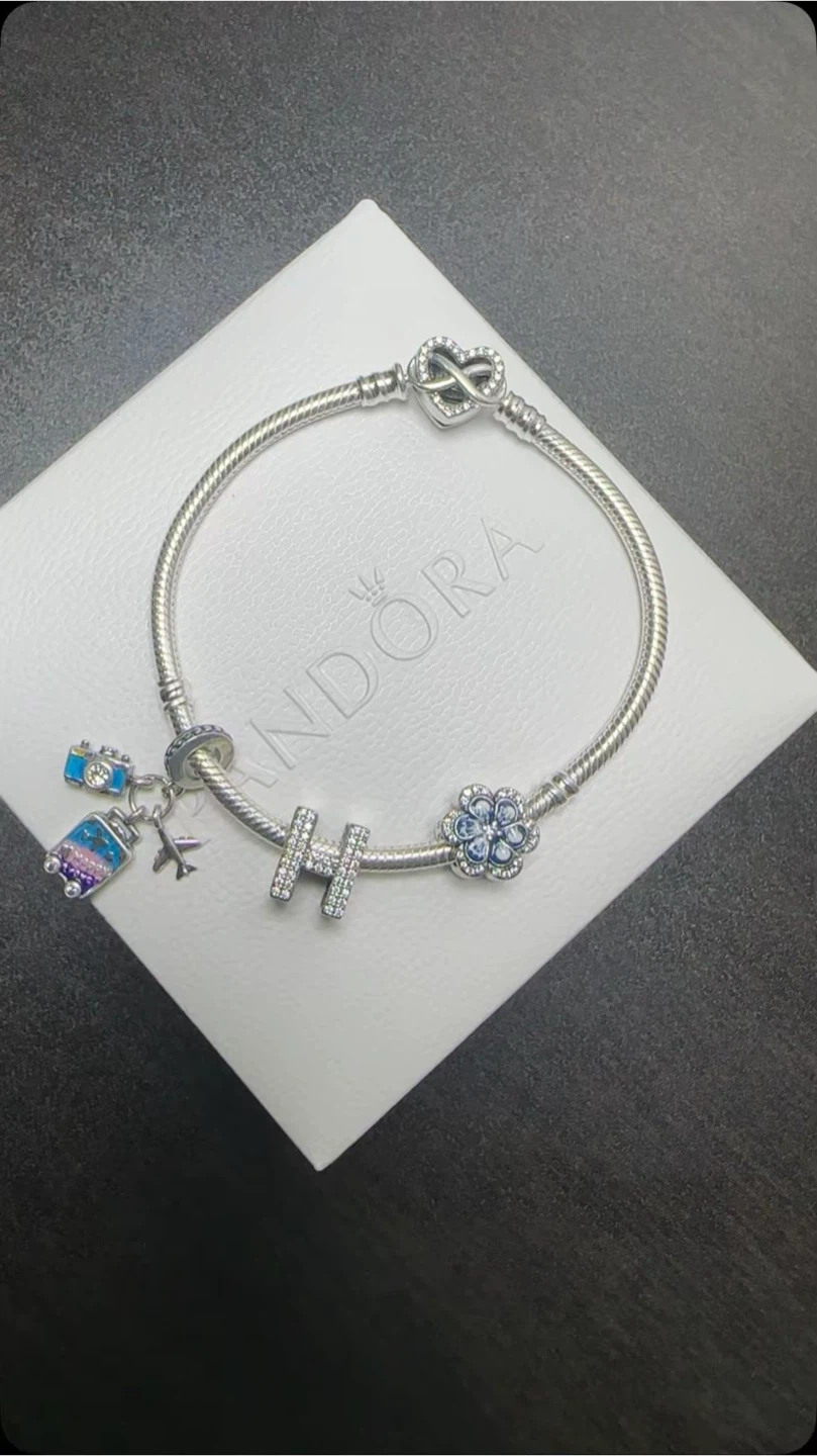 Pandora Silver Charm Bracelet with Charms - photo 4