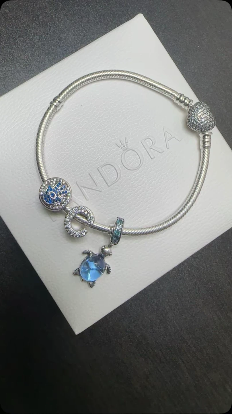 Pandora Silver Charm Bracelet with Charms - photo 5