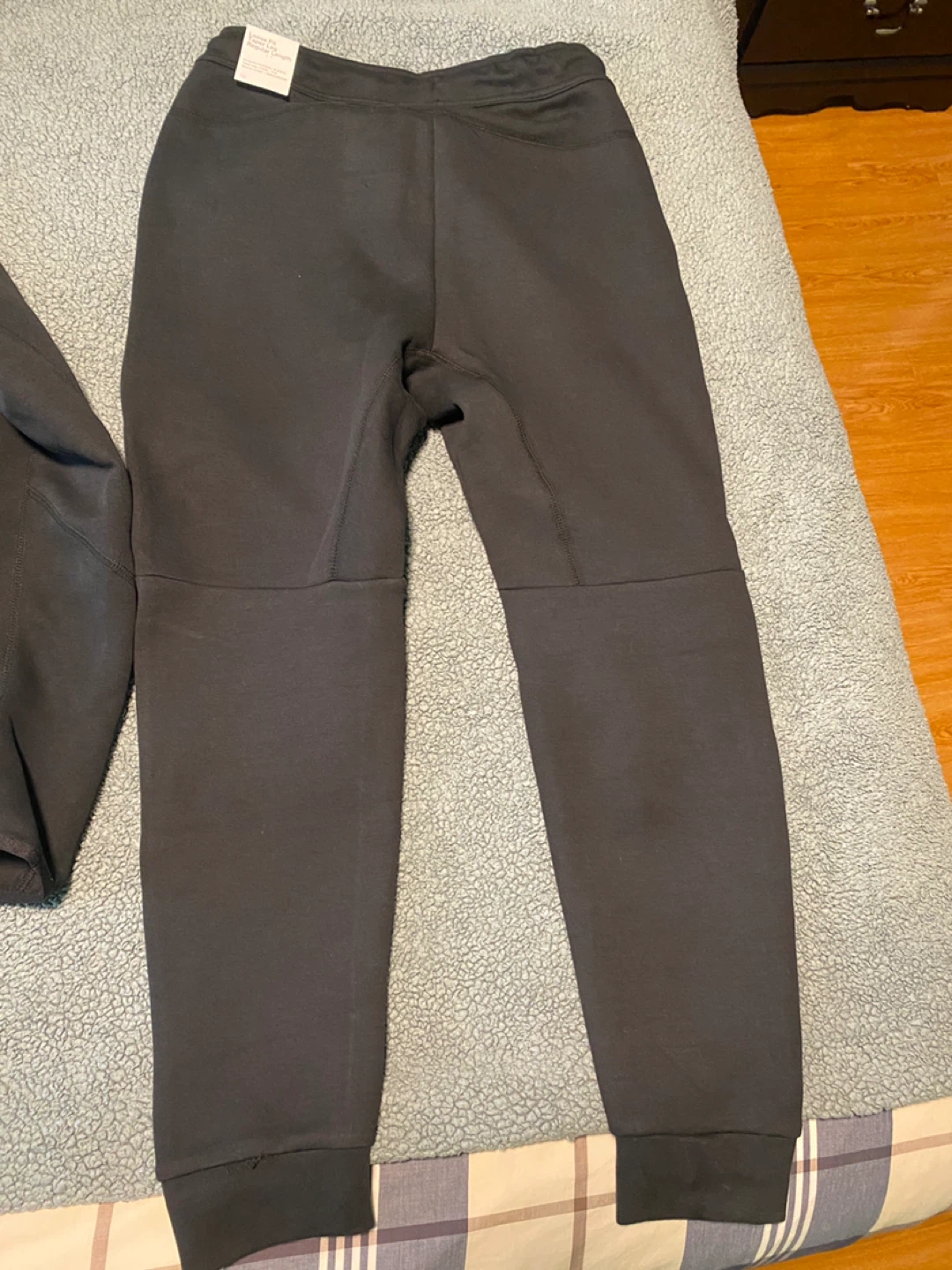 New Nike Tech Fleece Black Tracksuit - photo 4