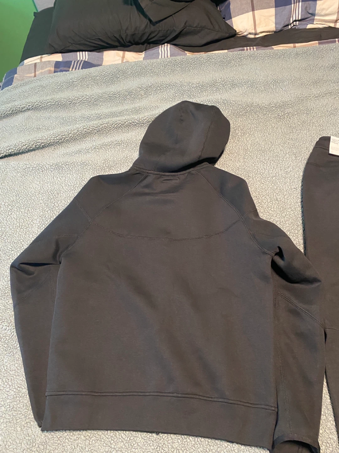 New Nike Tech Fleece Black Tracksuit - photo 5