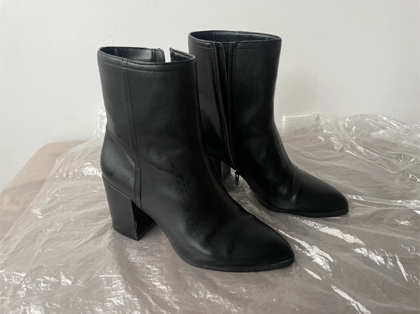 Madden girl Black block heel Ankle Boots. Size 7.5