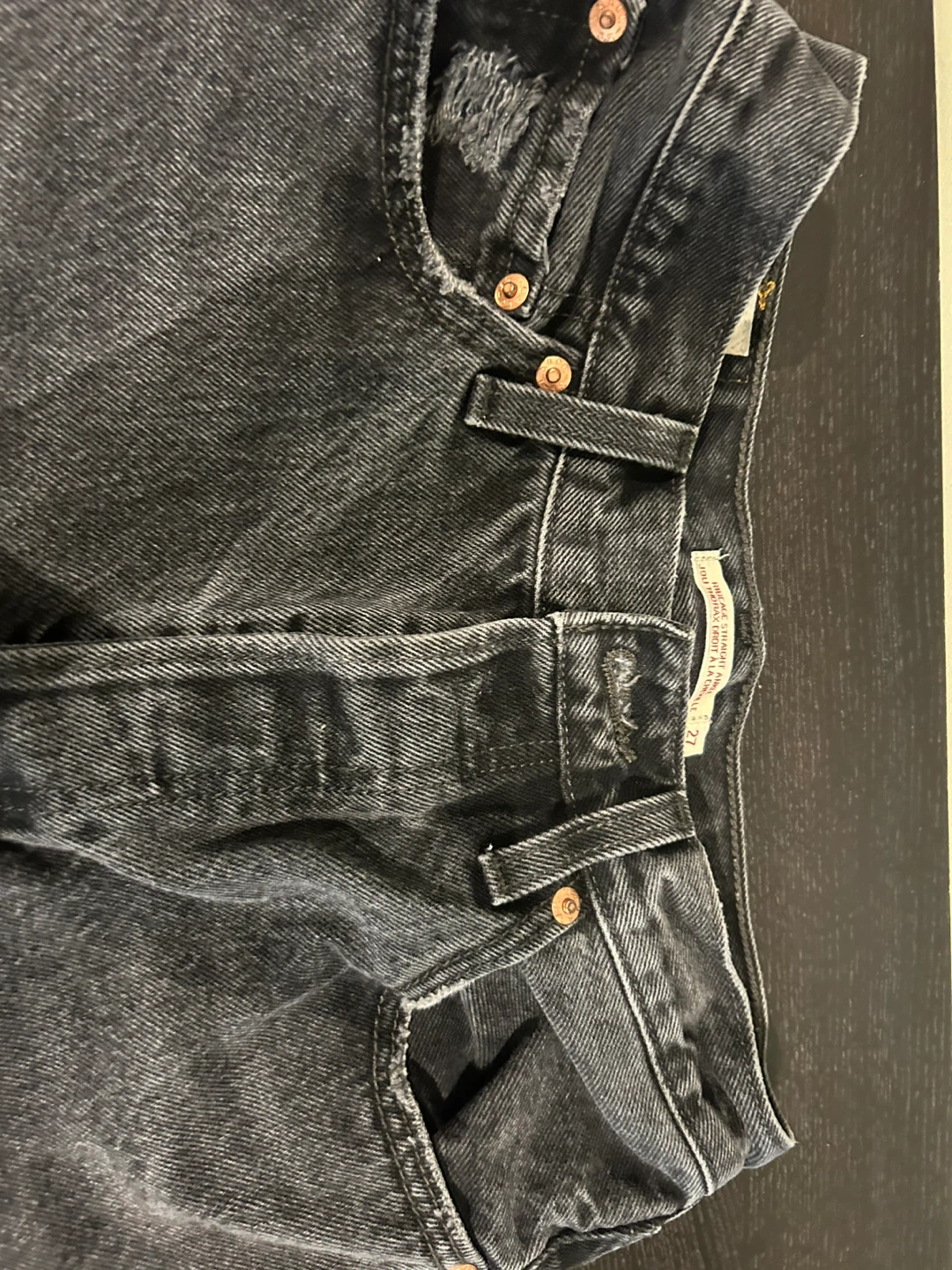 Levi's Ribcage Straight Ankle Jeans, Size 27