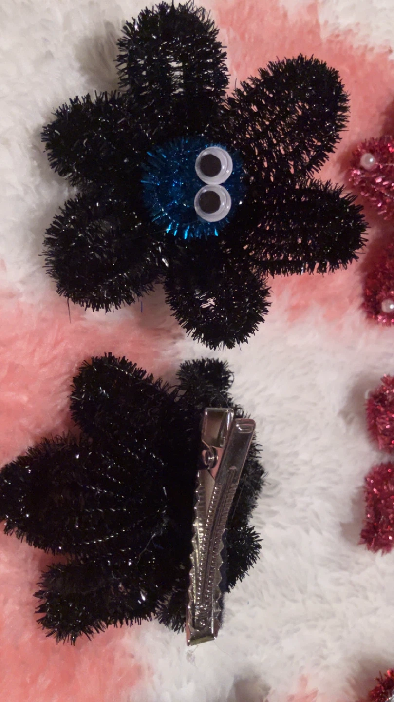 Handmade Flower Hair Clips - Assorted Colors