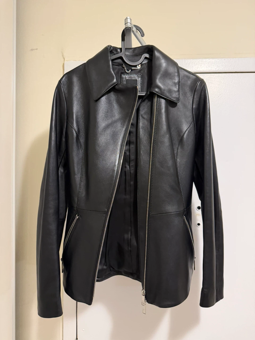 Hugo Boss Leather Jacket - Size 32