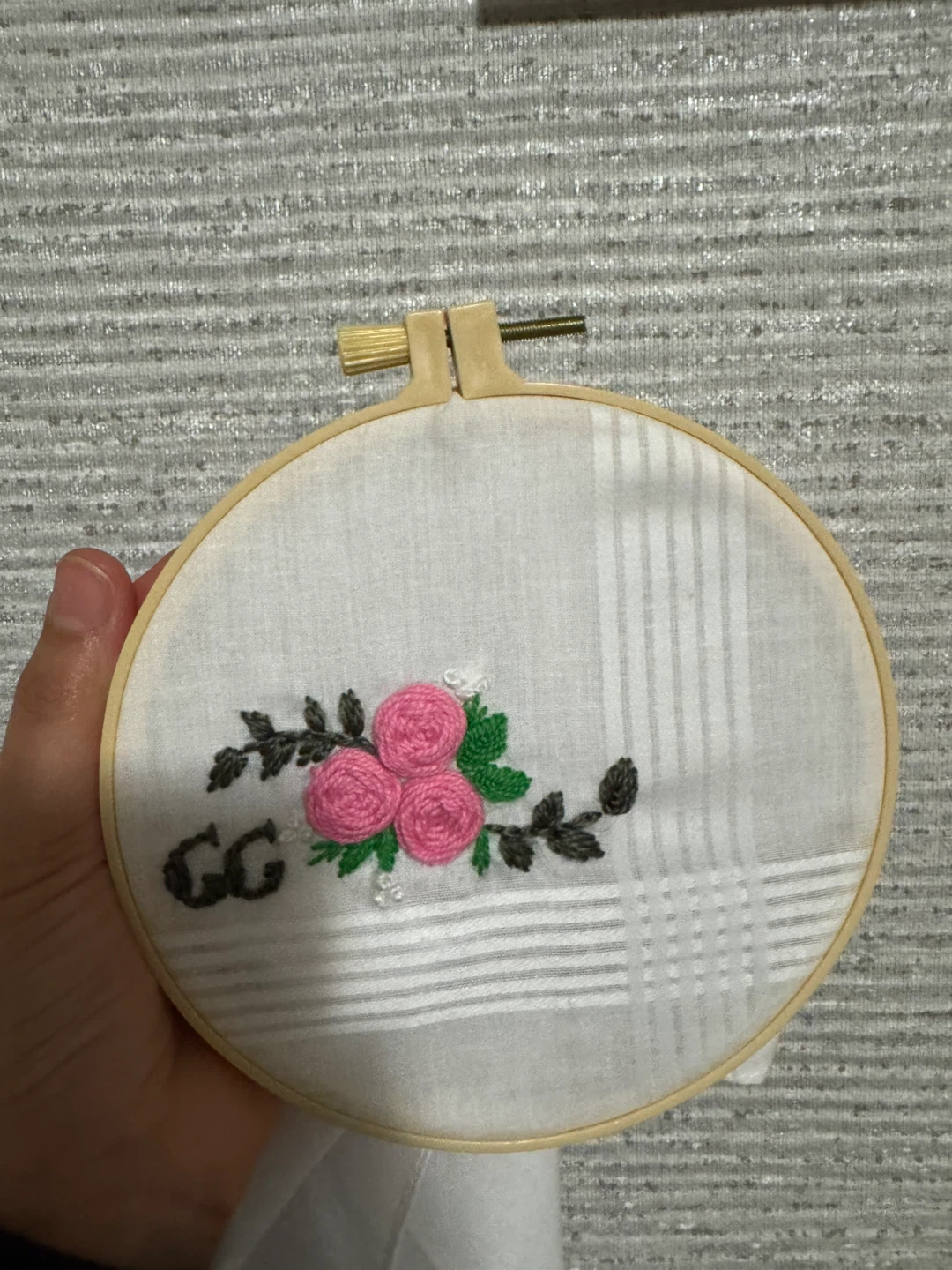 Hand Embroidered Hoop Art - photo 2
