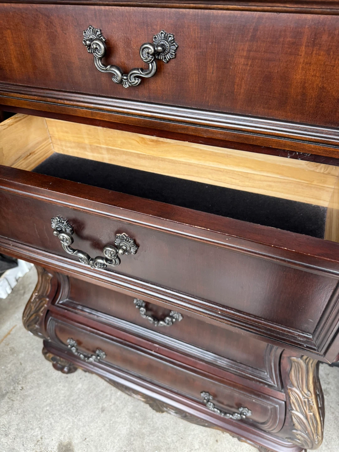 Chest DK Brown Finish Dresser - photo 3
