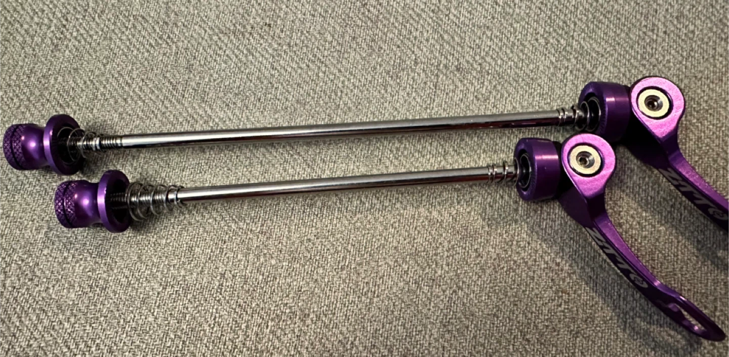 ZTTO Purple Bike Quick Release Skewers - photo 2