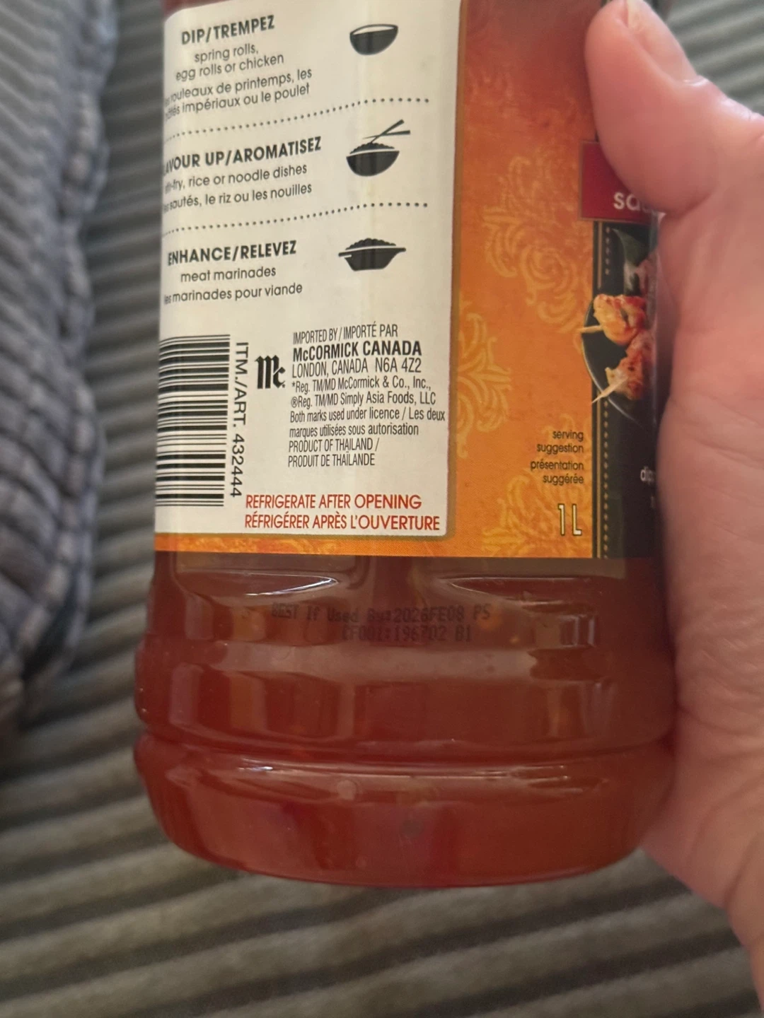 Thai Kitchen Sweet Red Chili Sauce - 1 Litre - photo 3