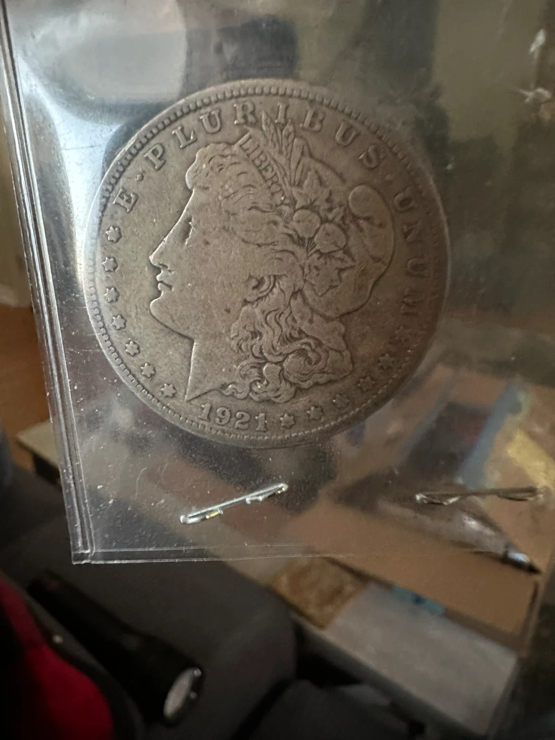 1921 Morgan Silver Dollar - photo 2