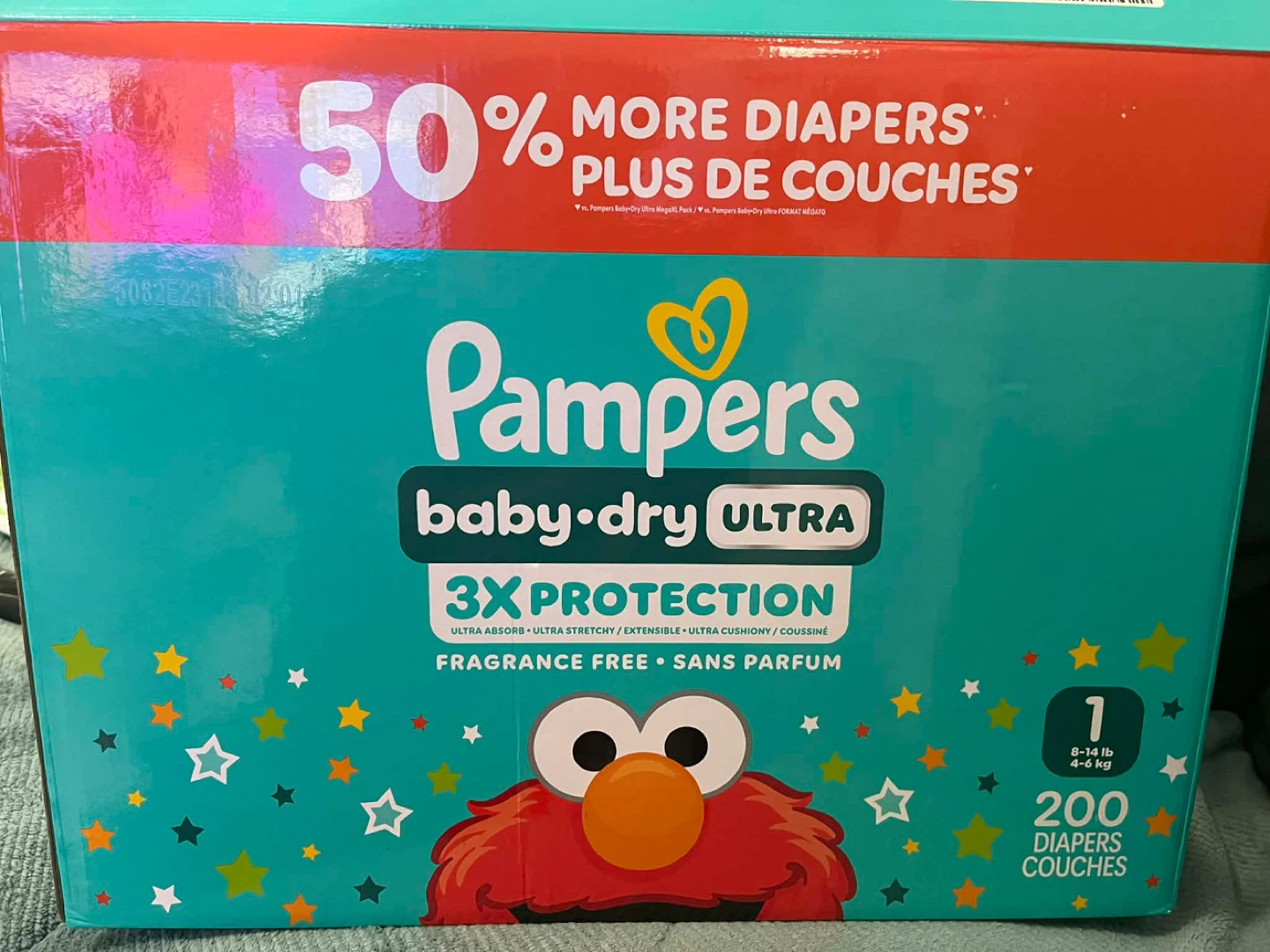 Pampers Baby-Dry Ultra Diapers, Size 1 (185 count) - photo 2