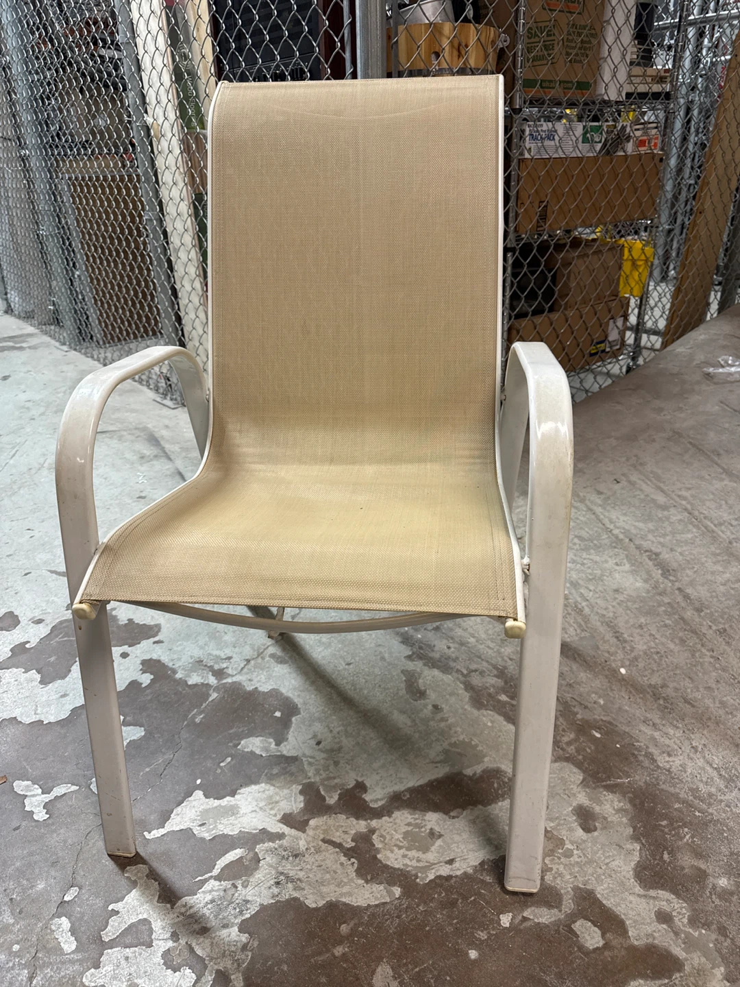 Outdoor Patio Chair - Beige - photo 2