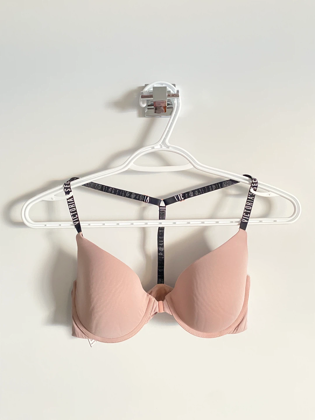 Victoria's Secret Logo Halter Front Close Bra