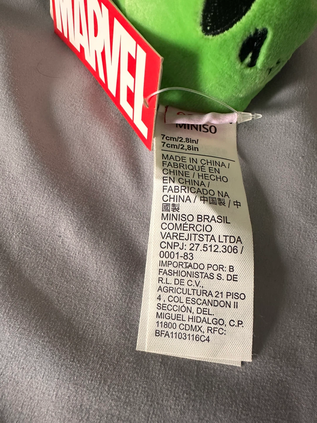 Marvel Hulk Plush Keychain - New with Tag - photo 2