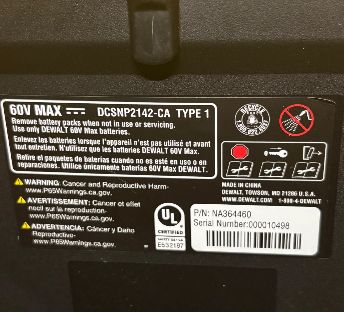 DeWalt Cordless Snow Shovel - photo 4
