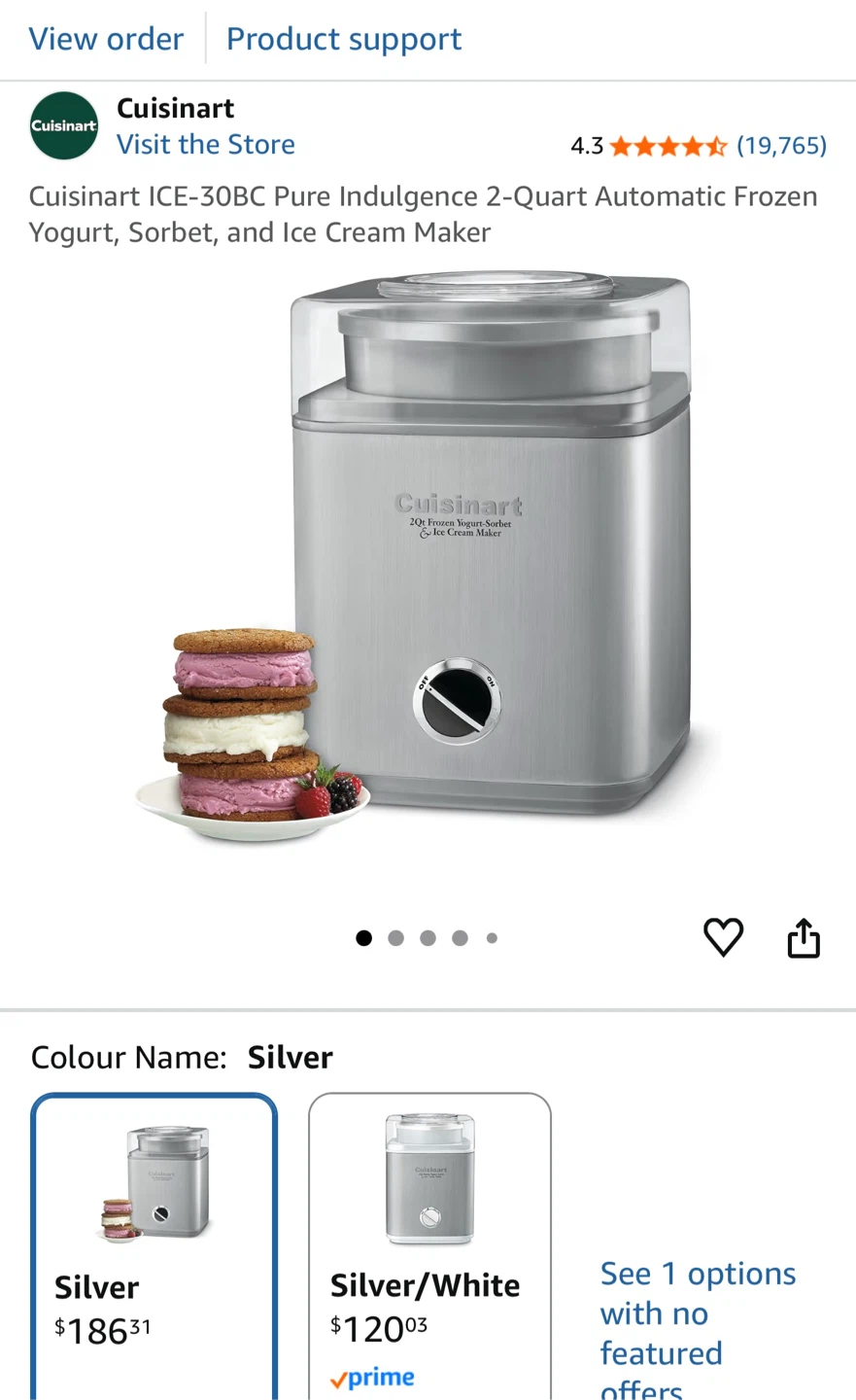 Cuisinart ICE-30BC Ice Cream Maker - photo 2