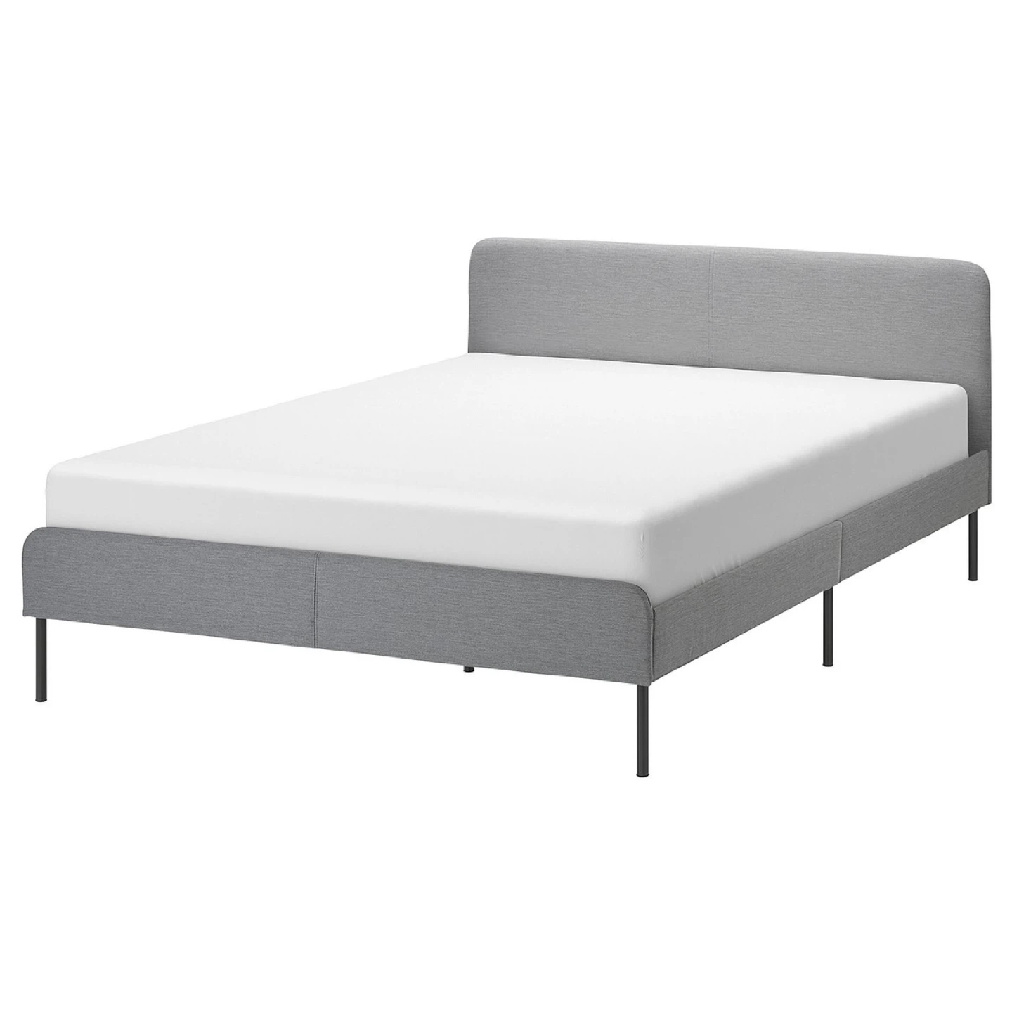 IKEA SLATTUM Full Bed Frame - Light Gray
